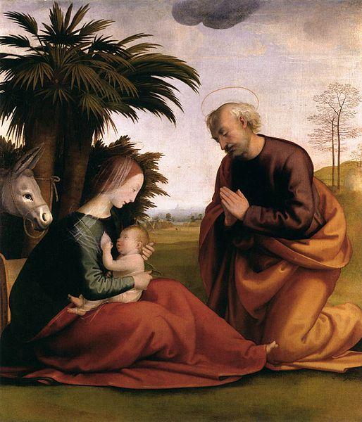 Fra Bartolomeo The Rest on The Flight into Egypt oil painting picture